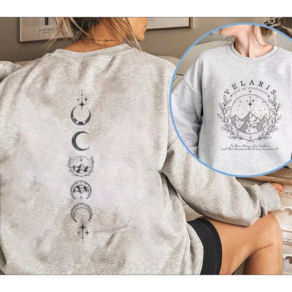 Velaris City of Starlight Sweatshirt - Unisex ACOTAR Hoodie | Night Court Long Sleeve SJM Merch