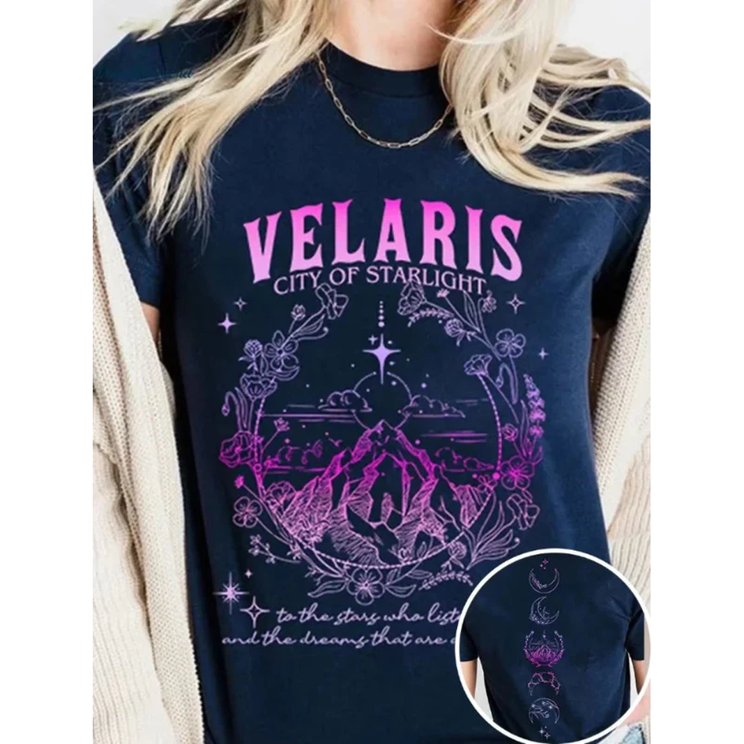 Velaris City of Starlight Oversize T-Shirt | Night Court SJM Merch