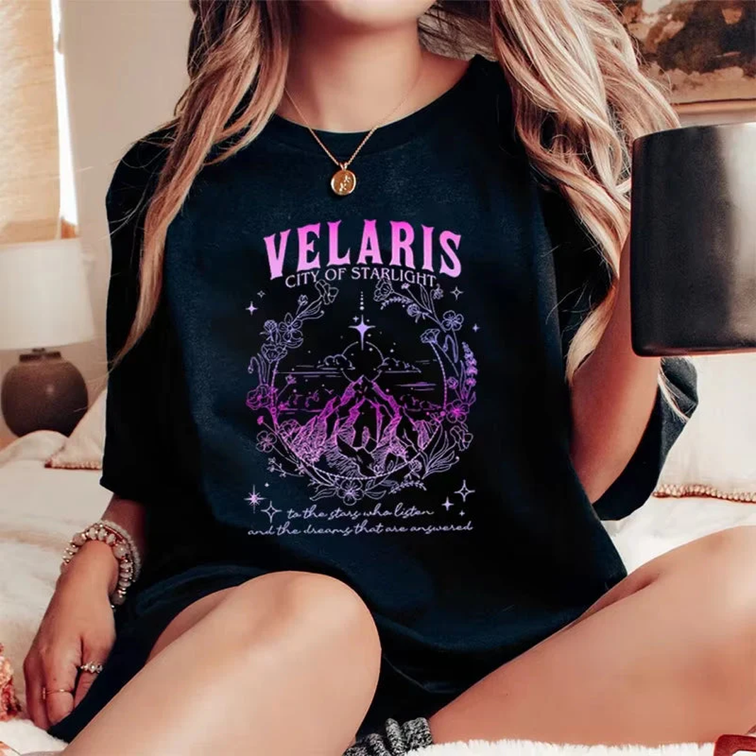 Velaris City of Starlight Oversize T-Shirt | Night Court SJM Merch